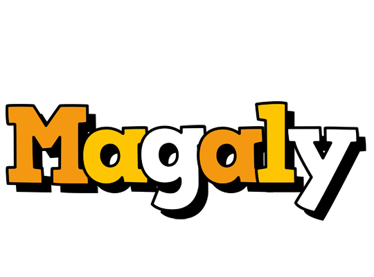 Magaly cartoon logo