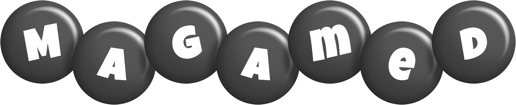 Magamed candy-black logo