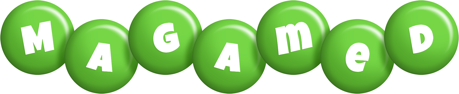 Magamed candy-green logo
