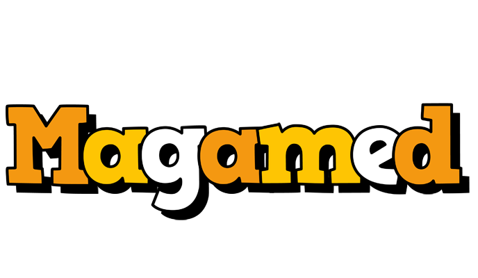 Magamed cartoon logo