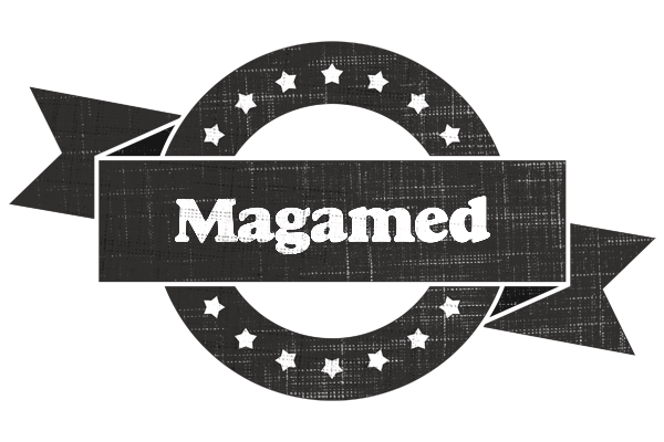 Magamed grunge logo