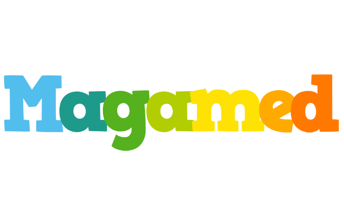 Magamed rainbows logo
