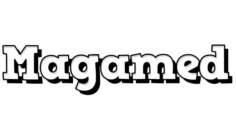 Magamed snowing logo