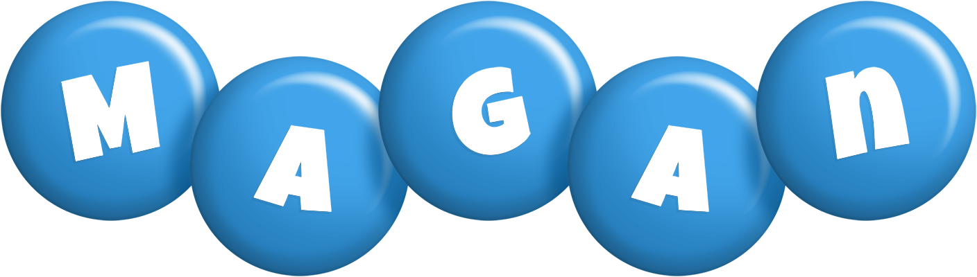 Magan candy-blue logo