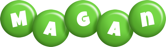 Magan candy-green logo