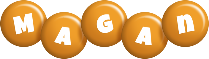 Magan candy-orange logo