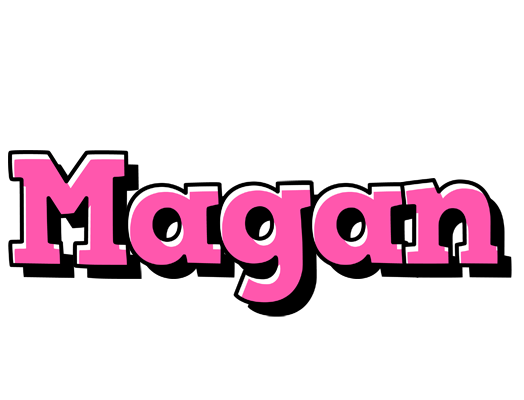 Magan girlish logo
