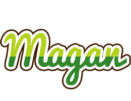 Magan golfing logo