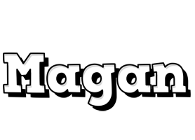 Magan snowing logo