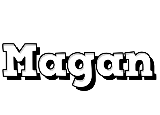 Magan snowing logo