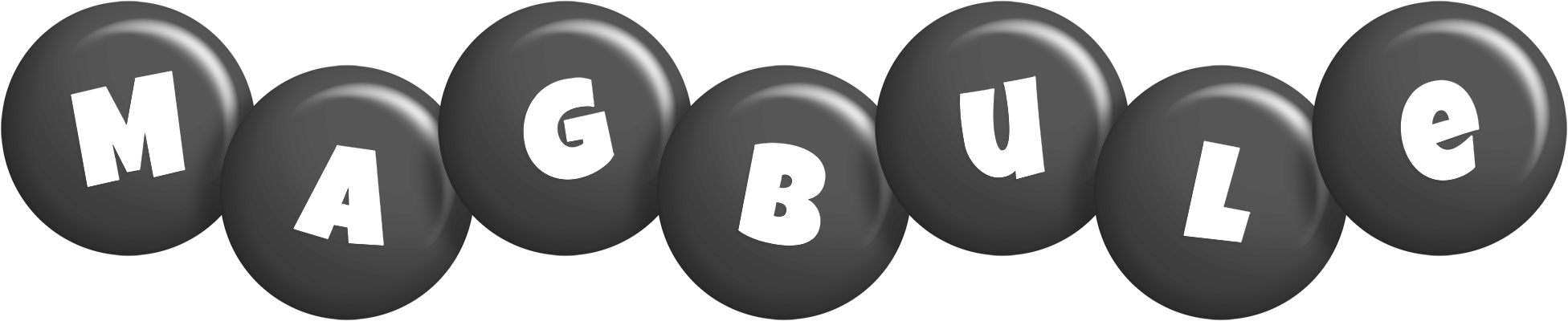 Magbule candy-black logo