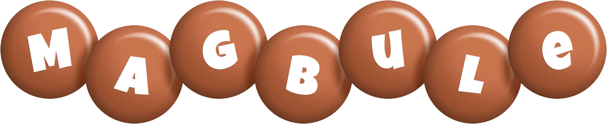 Magbule candy-brown logo
