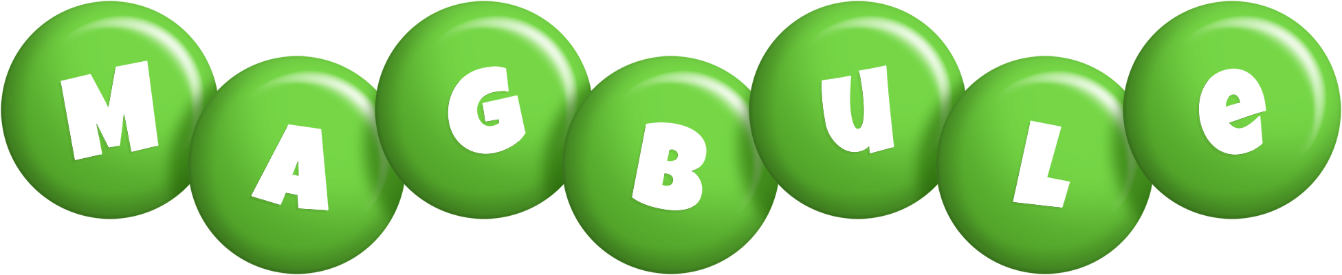 Magbule candy-green logo