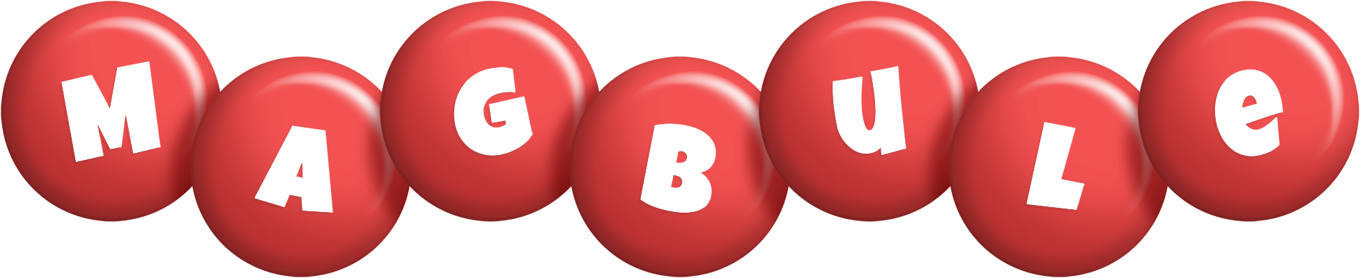 Magbule candy-red logo