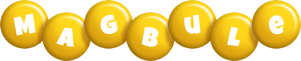 Magbule candy-yellow logo