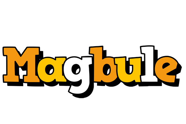 Magbule cartoon logo