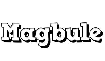 Magbule snowing logo