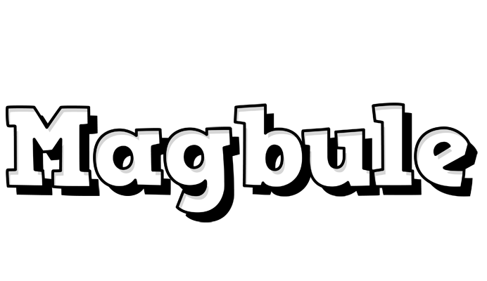 Magbule snowing logo