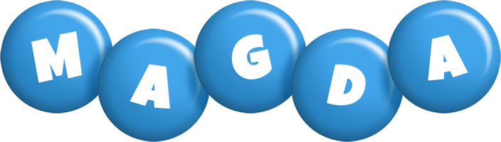 Magda candy-blue logo