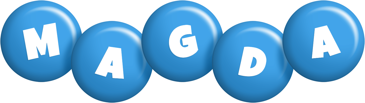 Magda candy-blue logo