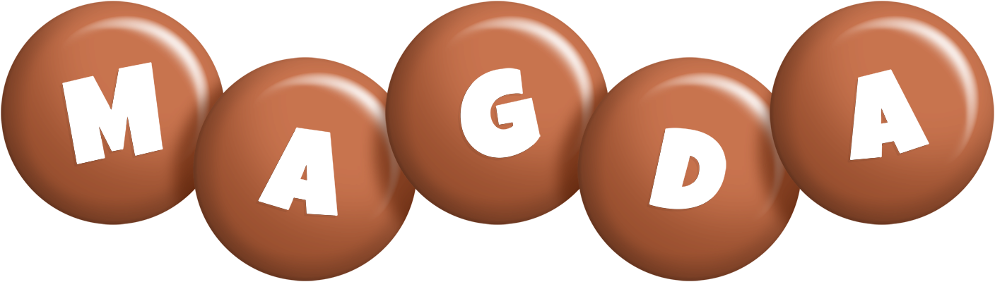 Magda candy-brown logo