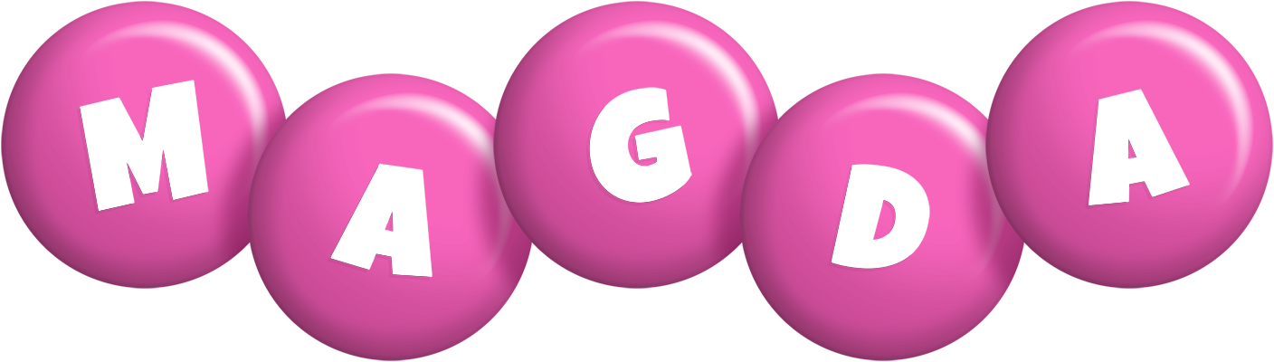 Magda candy-pink logo