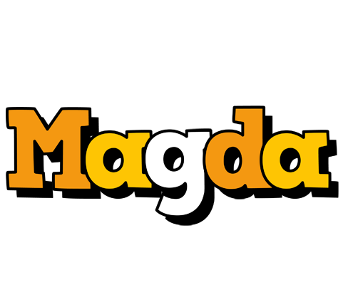 Magda cartoon logo