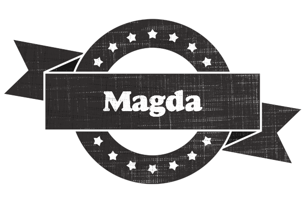 Magda grunge logo