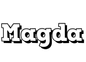 Magda snowing logo