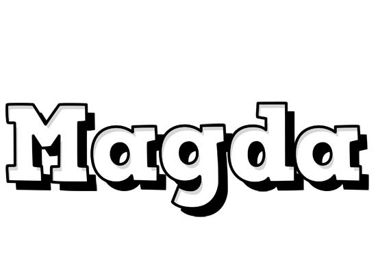 Magda snowing logo