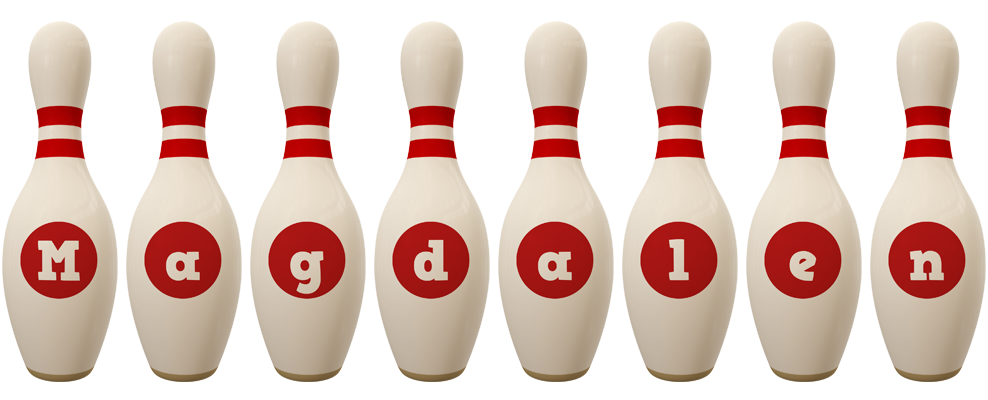 Magdalen bowling-pin logo