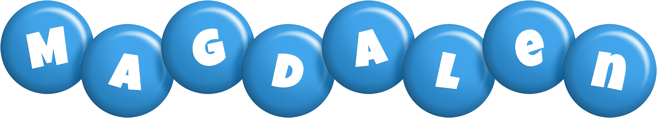 Magdalen candy-blue logo