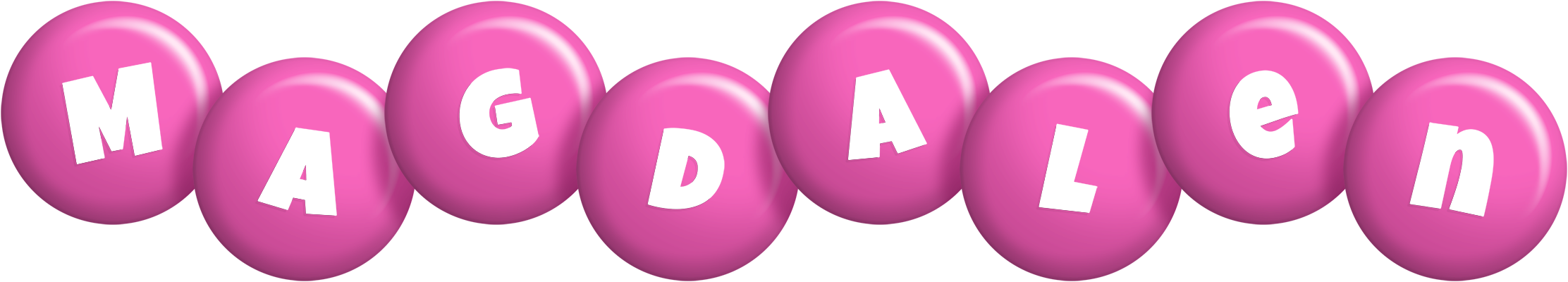 Magdalen candy-pink logo