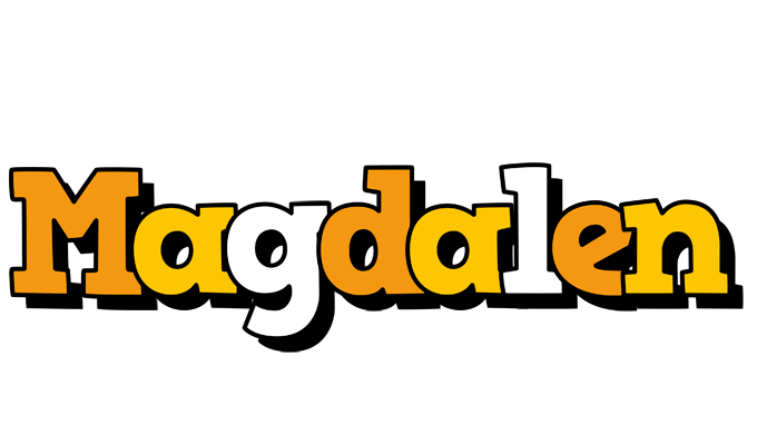 Magdalen cartoon logo