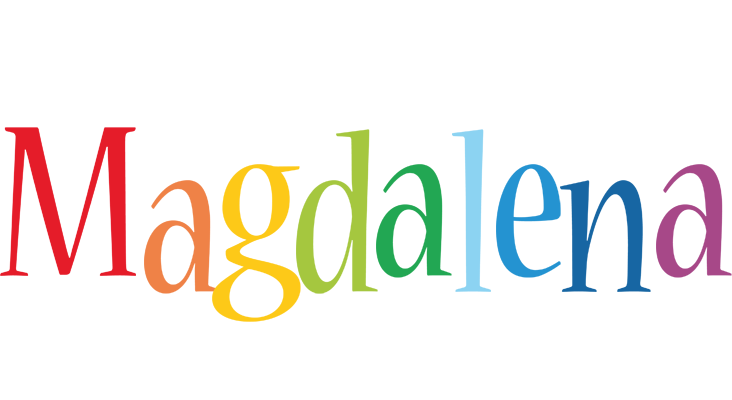 Magdalena birthday logo