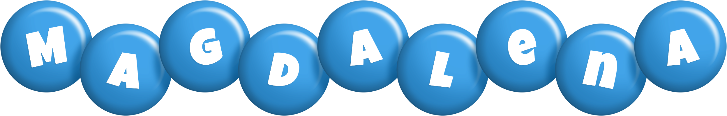 Magdalena candy-blue logo