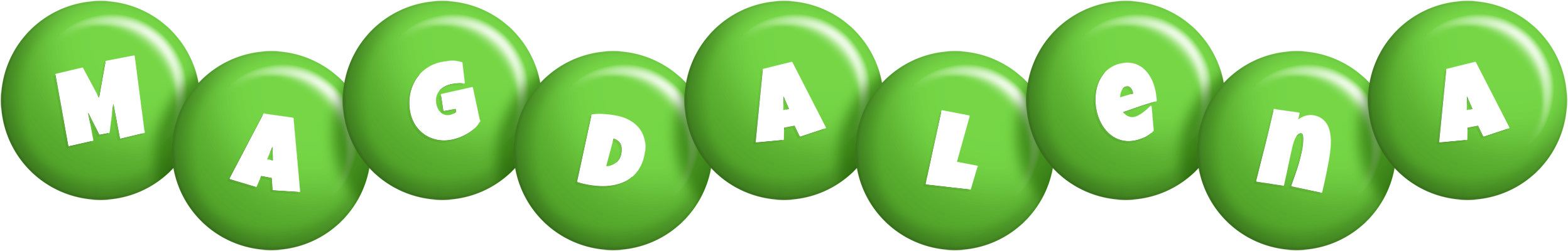 Magdalena candy-green logo