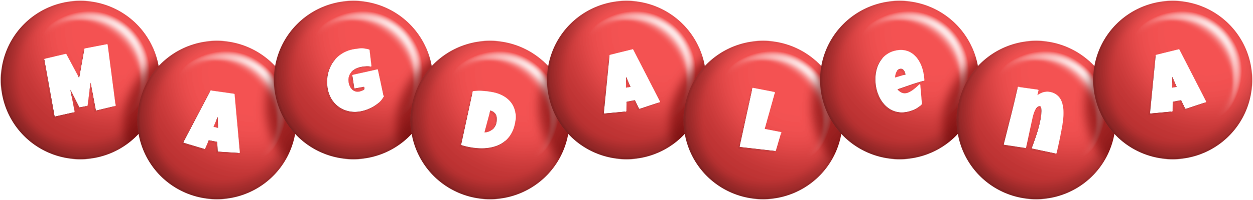 Magdalena candy-red logo