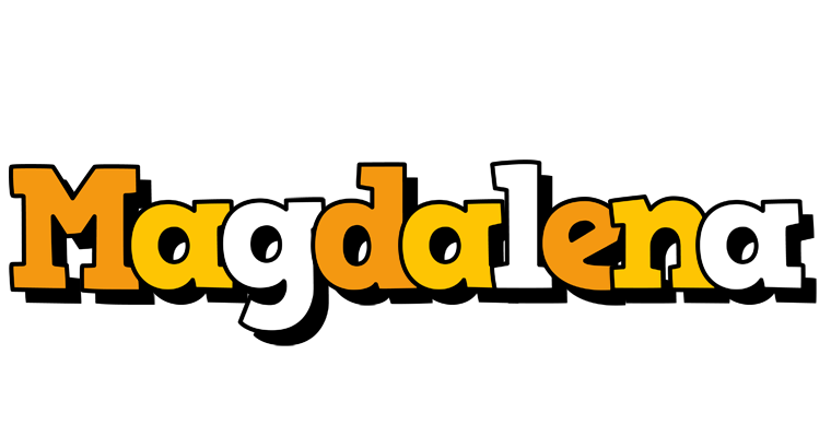 Magdalena cartoon logo