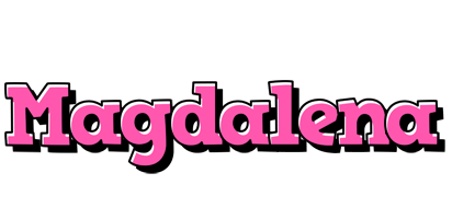 Magdalena girlish logo