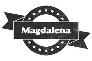 Magdalena grunge logo