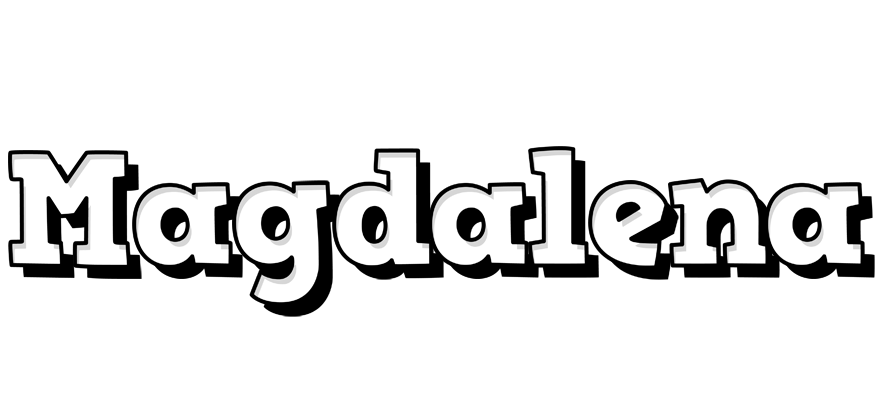 Magdalena snowing logo