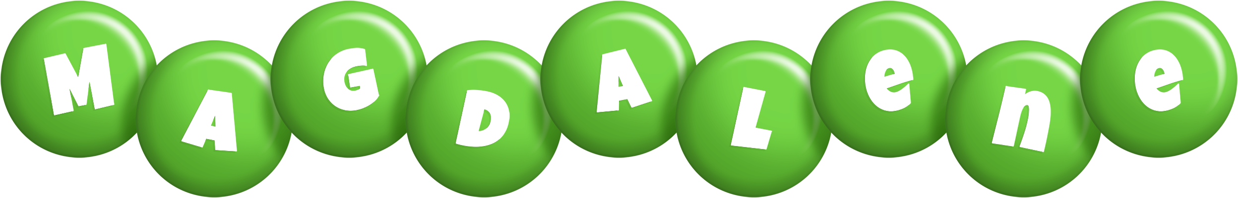 Magdalene candy-green logo