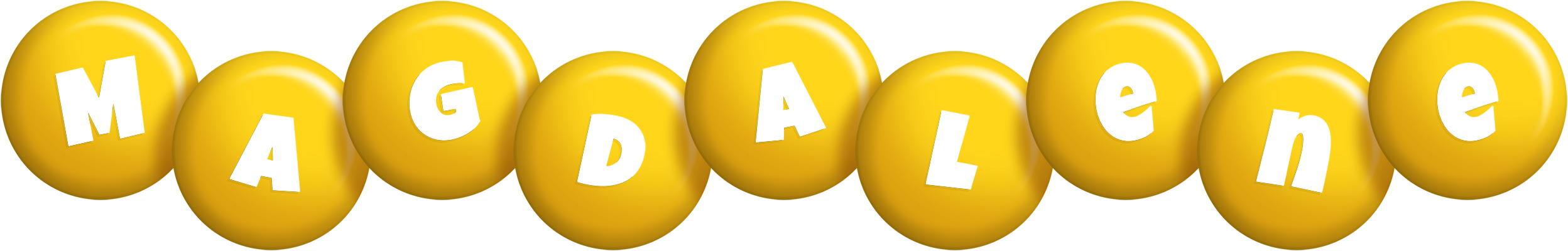 Magdalene candy-yellow logo