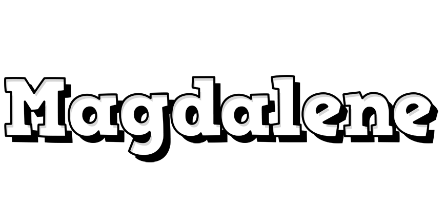 Magdalene snowing logo