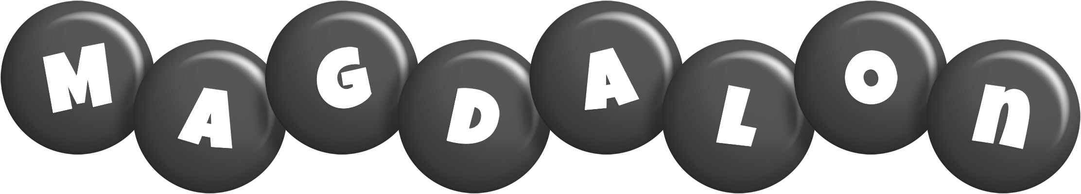 Magdalon candy-black logo