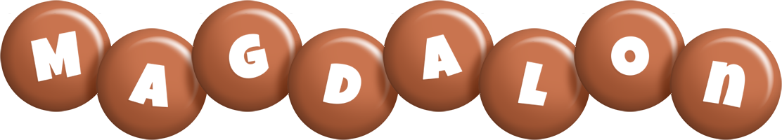 Magdalon candy-brown logo