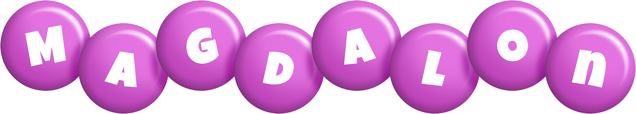 Magdalon candy-purple logo