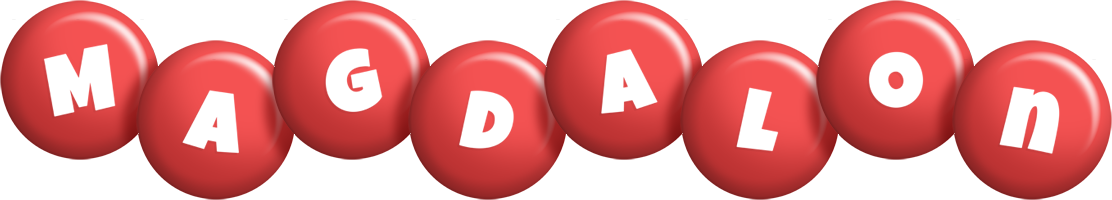 Magdalon candy-red logo