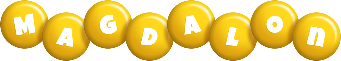 Magdalon candy-yellow logo